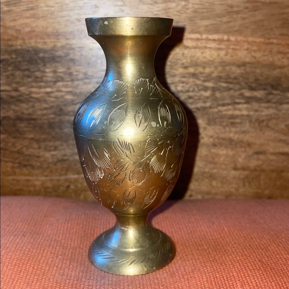 🤎VTG Brass Vase made